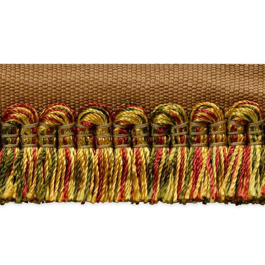 10 Yards of Heavy Premium Cut Fringe - Acorn Multi | 10 yard cut